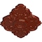 Ekena Millwork Piedmont Ceiling Medallion, Hand-Painted Firebrick, 37"W x 26"H x 1 3/8"P CM37X26PEFIF - alternate 2